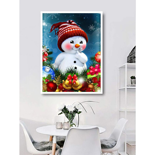 Diamond painting / DIY 5D Diamond painting - 30x40cm Snowman Christmas 1