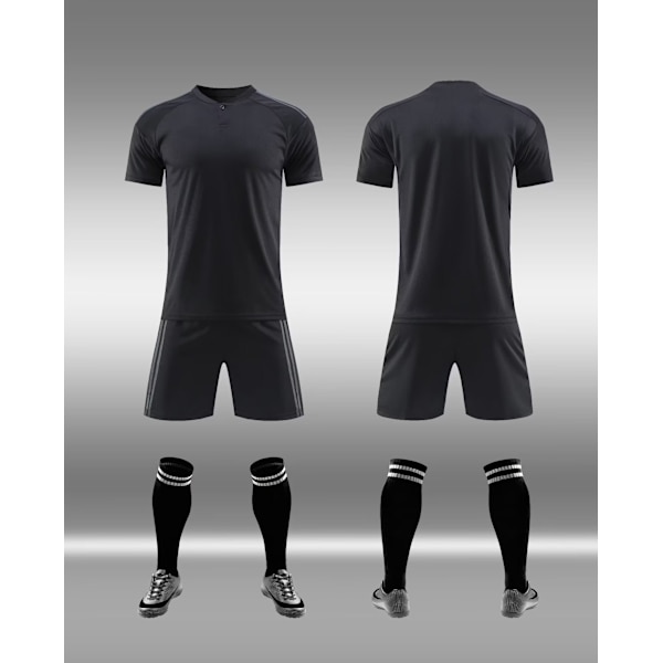 Fotbollströja set för klubb, fotbollsträningsuniform, snabbtorkande E 22