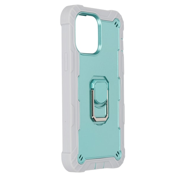 Repskyddande Armor-skal med stativ för iPhone 13 Pro Max Mobiltelefoner Armor Skyddande Skal (Grågrön)