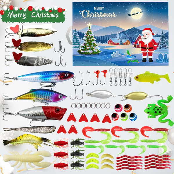 Julfiske Blind Box Bete Set med Kalender I