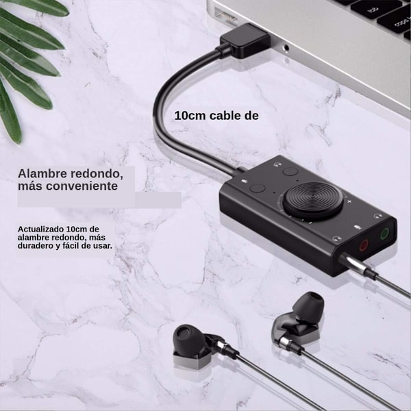 Extern USB-ljudkort Gratis Enhetsljudadapter