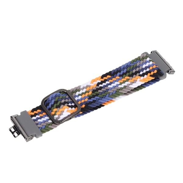 Justerbart Nylon Armband för Huawei Watch Fit Band Stickade Elastiska Solo Loop Armband Denim
