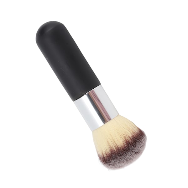 Löspuderborste för Makeup Mjuk Fluffig Hårsalva Bekväm Grepp Kosmetisk Skönhetsborste Svart