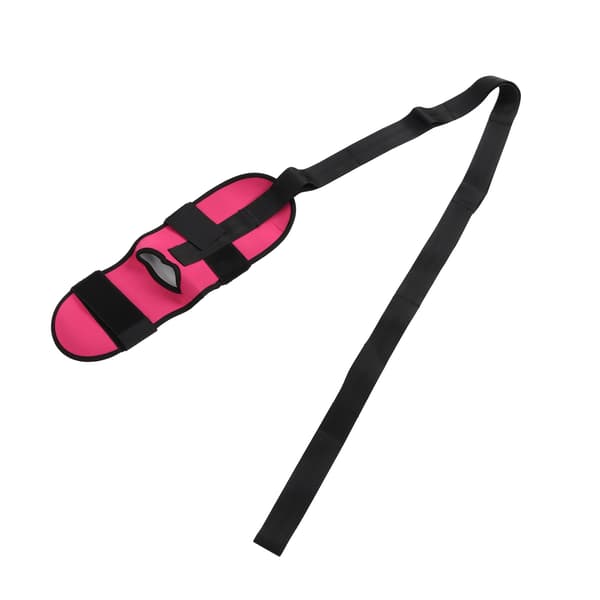 Yoga Ligament Stretchband Hamstring Benstretchband för Flexibilitet Dans Träning Rosa