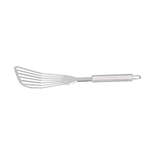 Spatelspade med hål för fisk, tjock polerad fiskvändare för kök, camping, restaurang