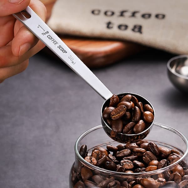 Multifunktionell Mätningsskopa i Rostfritt Stål för Kök, Bar, Kaffebar - 30ML
