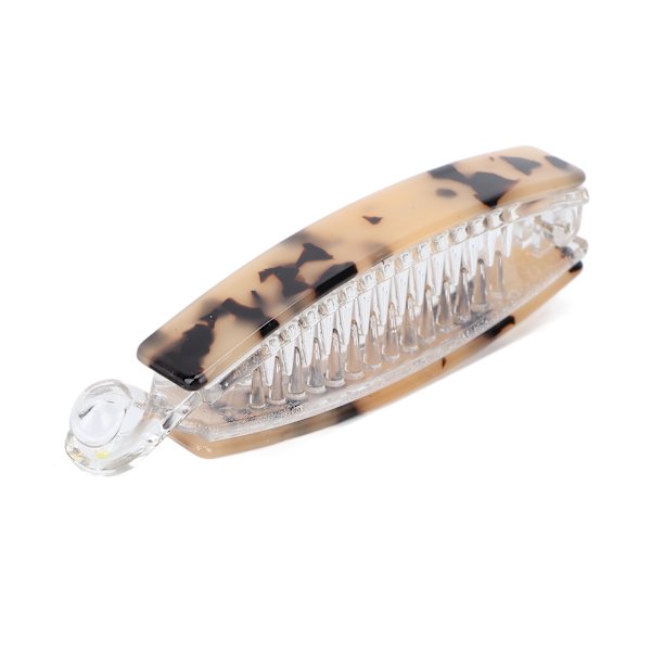 Hårklämma Bananklämma Hår Halksäker Klämma Mode Långt Hår Styling Tillbehör för Flickor Kvinnor Beige Sköldpadda