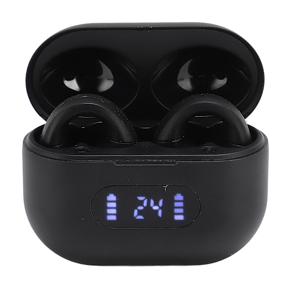 Öronklämma Bluetooth-hörlurar Öppet öra Låg latens Brusreducering Klämma på Trådlösa hörlurar med LED-strömindikator