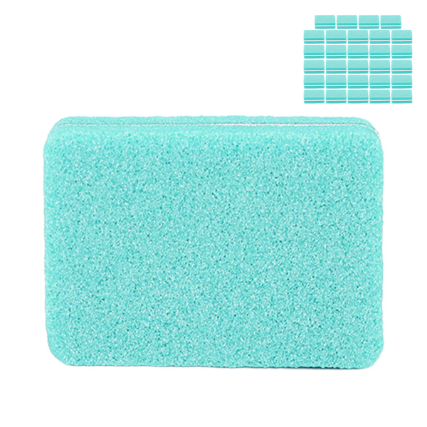 30 st Nail Buffers Professionell Salong Mini Bärbar Nagelfilningsslipblock Manikyrverktyg Grön