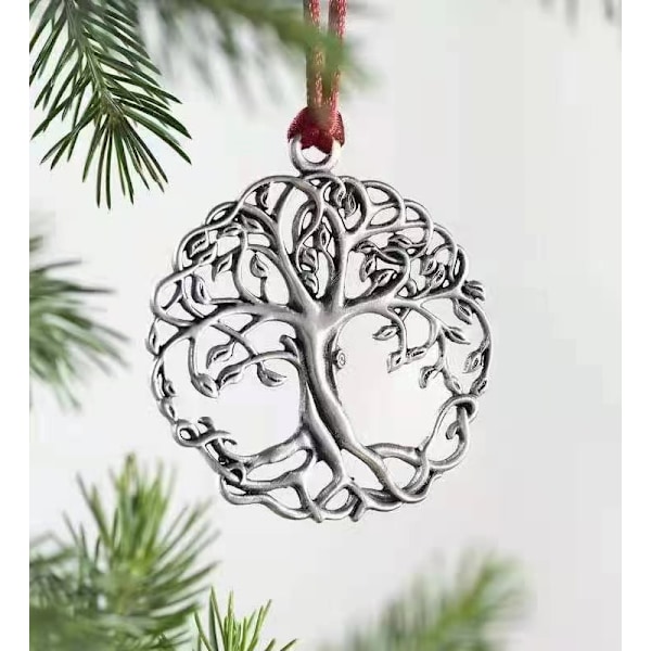 Julgransdekorationer, julhängen, snögubbehängen i metall D