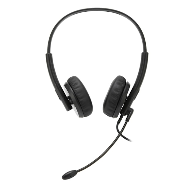 XD1000 USB-headset med 3,5 mm brusreducerande mikrofon, kundtjänstheadset för Skype, webbinarier och callcenter