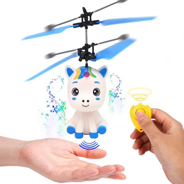 Flygande Leksak med LED-Ljus Handstyrd Helikopterleksak