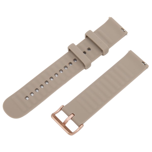 Justerbar Silikonarmband för Amazfit GTS 3/GTS 3 PRO Andningsbar Smartwatch Armband Grå