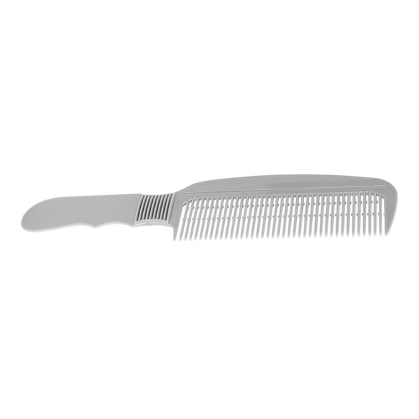 Hårkammar Ergonomisk Design Korrosionsbeständig Bärbar Stylingverktyg för Män Grå