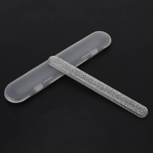 2 st Professionella Nano Glas Nagelfil Sandpapper Poleringsremsa Manikyrverktyg Stor Storlek