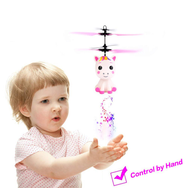 Flygande Leksak med LED-Ljus Handstyrd Helikopterleksak
