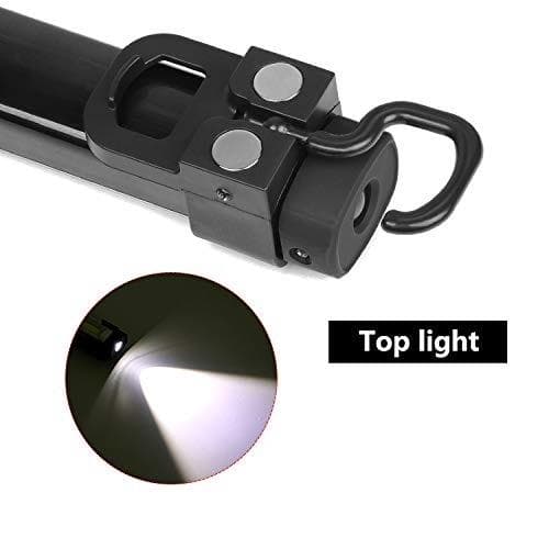 LED-arbetsbelysning, laddningsbar med magnet och krok