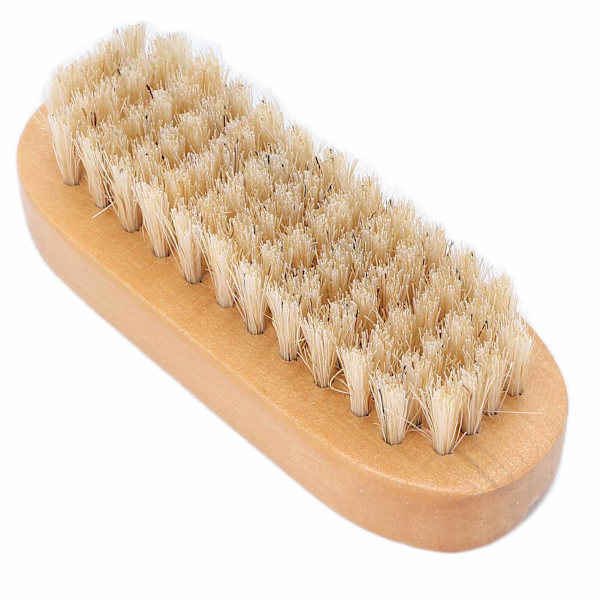 Nagelborste för Män Kvinnor Trä Fingernagel Damm Smutsborttagning Manikyr Pedikyr Rengöring Skrubbborste