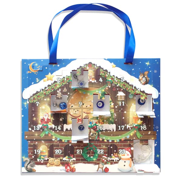 24 Grid Adventskalender DIY Barnarmband Creative Snowman Christmas Blind Box Present D