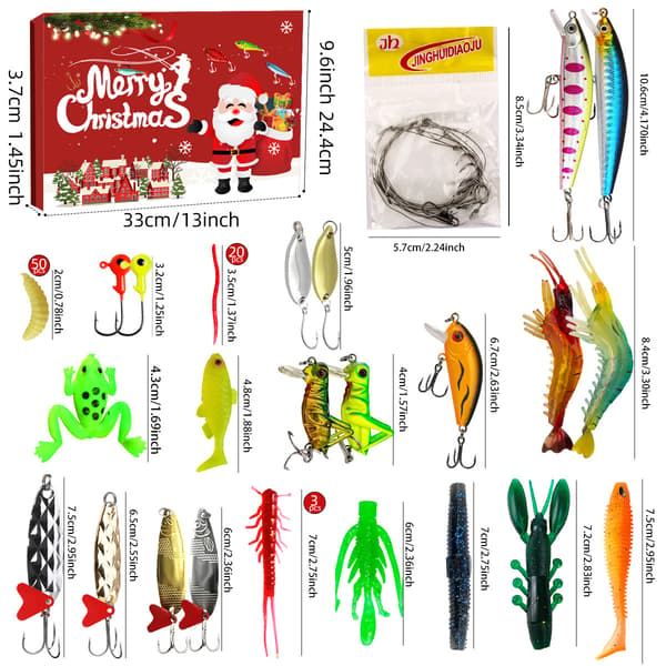 Julfiske Blind Box Bete Set med Kalender I