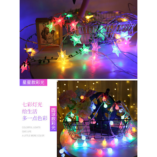 3m LED String Lights Juldagen Camping Dekorativ Lights