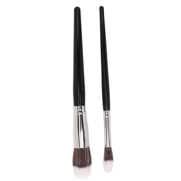 2 st Blush Highlighter Makeup-borste Professionell Mjuk Hårsättningspuderborste Kosmetisk Verktyg för Kvinnor