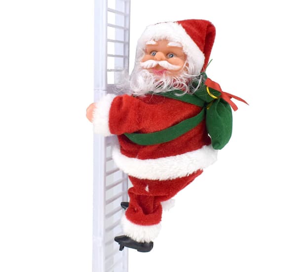 Juldekoration Elektrisk Stege Tomte Klättra Pärlor Tomte Barnpresent Köpcentrum Dekoration A
