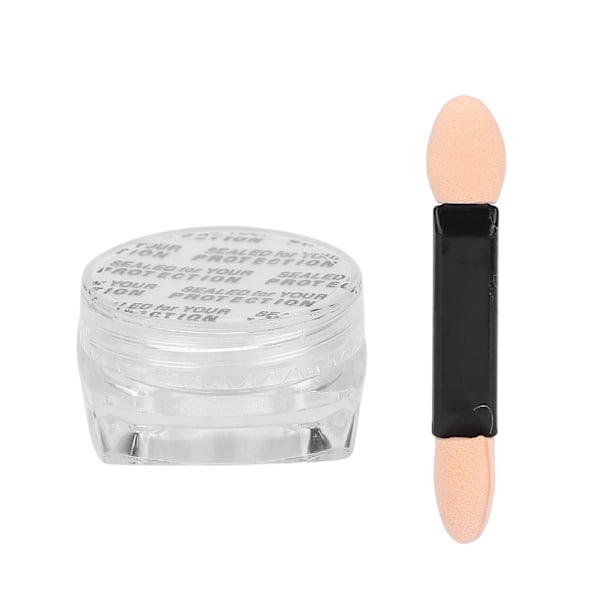 Krom Nagelpuder Glansigt Spegeleffekt Nagelpuder Nagelkonst DIY Glitterpulver Dekorationer 2g