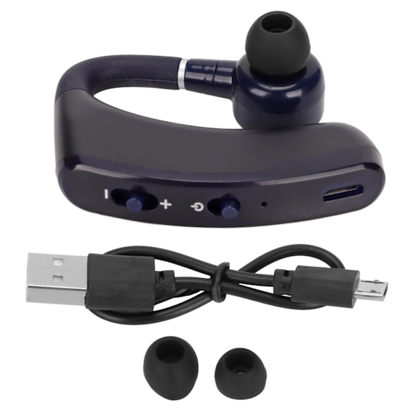 Bluetooth 5.2 Headset Handsfree Business Hörlurar med LED Digital Display för Affärs Kontor Körning