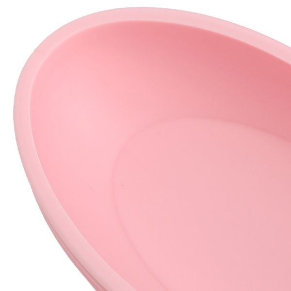 Nagelborsteställ i Nest-form, Bärbar Förvaring, Silikon Nagelborsteställ, Hållare för Bord, Rosa