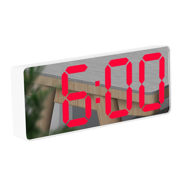 Spegelväckarklocka, multifunktionell LED-klocka, smink-spegelväckarklocka 2