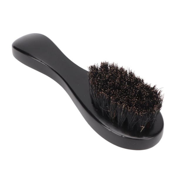 Skäggborste för barberare, blekning, rengöring, bärbar, mjuk, trä, nackborste för män