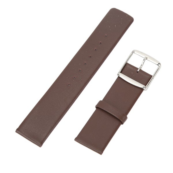 Läderarmband för klocka med snabbspänne, läderarmband för klocka, armband för Huawei GT 2 för Gear 46 20mm silverspänne