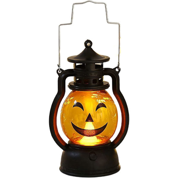 Halloween Pumpa Lykta med Bärbart Handtag