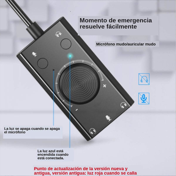 Extern USB-ljudkort Gratis Enhetsljudadapter
