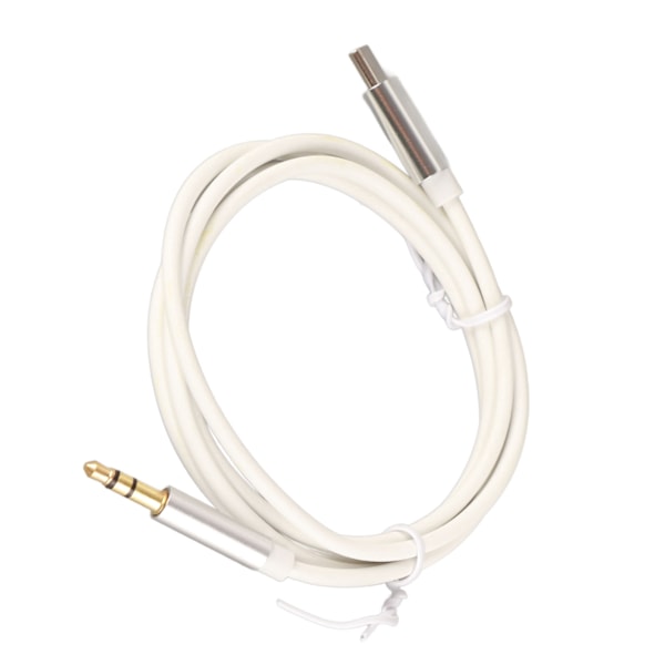 USB C till 3,5 mm ljud Aux-jackkabel Stabil typ C-adapter till 3,5 mm hörlurar stereokabel för bil Hem