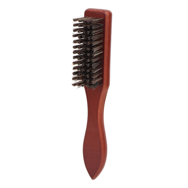 Barberblad Borste Rengöring Nylon Komposit Trä Skägg Barber Fade Borste Tillbehör för Män