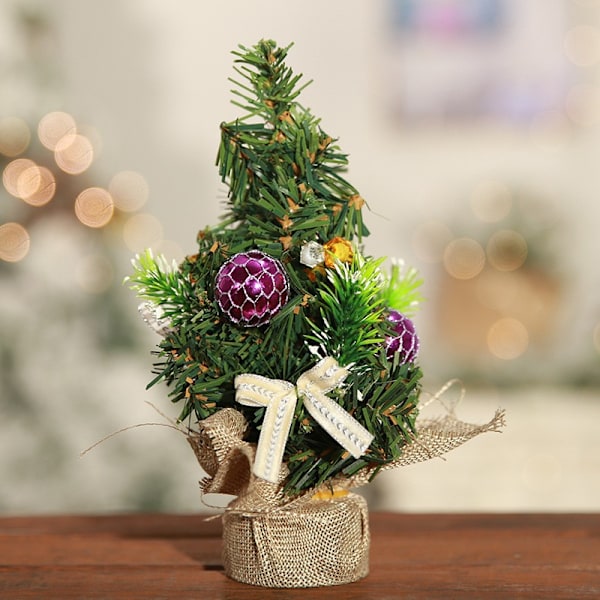 Miniatyr Julgran Dekoration för Skrivbord 20cm F