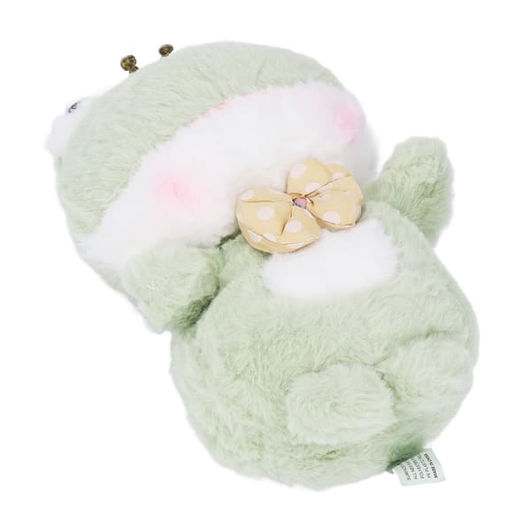 Plushleksak 25cm Grön Kronfrosk Napp Nallebjörn Barnkalas Dockpresent