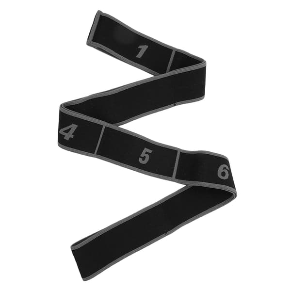 Stretchband för träning - Elastisk, flexibel, polyesterbomull, DIY-kombination, sträckverktyg för barn, grå