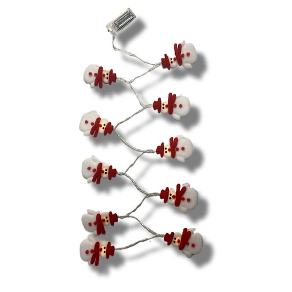 LED-belyst tomtehuvud med älg, juldekoration, kreativa små färgade lampor Santa Claus Head 3 M 20 led Battery
