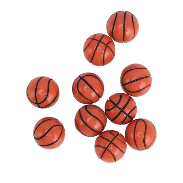 1:12 Dockhus Basketbollmodell Simulerad Söt Miniatyr Fotbollmodell Dockhus Dekorationstillbehör