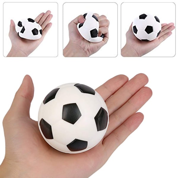 6cm Fotboll Stressboll för Barn Långsamt Stigande Roliga Leksaker Stressavlastande Leksak för Barn och Vuxna