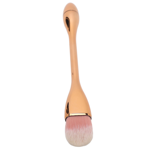 Nageldammborste Mjuk Fiber Delikat Beröring Hudvänlig Utsökt Multifunktionell Borste för Makeup Mask Roséguld