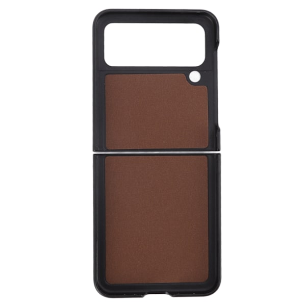 Blank telefonfodral med mockafoder, ABS-material, repbeständigt, vikbart skärmskydd för Samsung Galaxy Z FLIP 4 Rosa