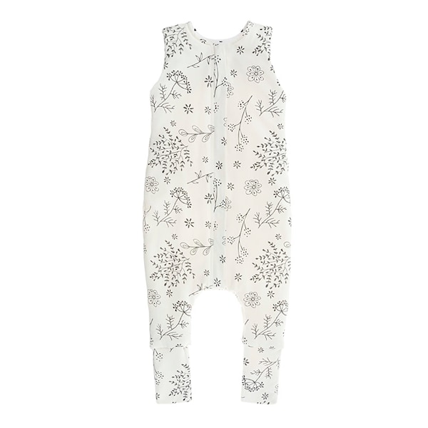 Reversible Sleeping Bag with legs M (3-5 years) Bloom/Black Dots