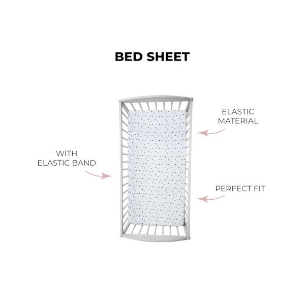 Bed Sheet 120 x 60 Eucalyptus
