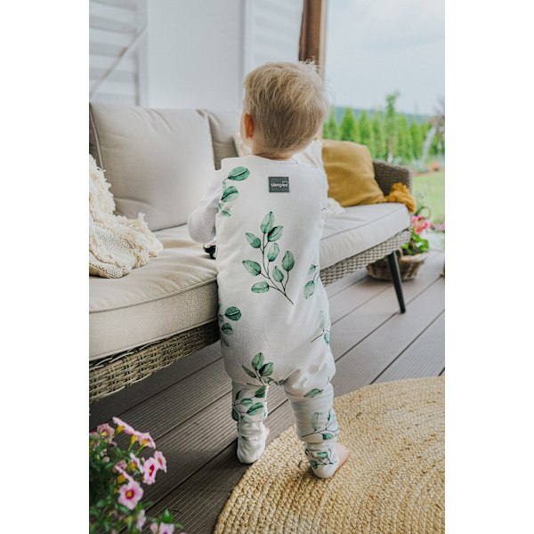 Reversible Sleeping Bag with legs M (3-5 years) Bohemian Sand/Bohemian Botanic