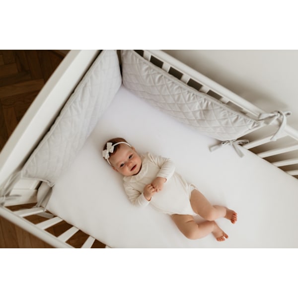 Modular cot bumper Pink
