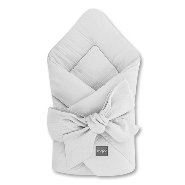 Muslin Swaddle Wrap Grey